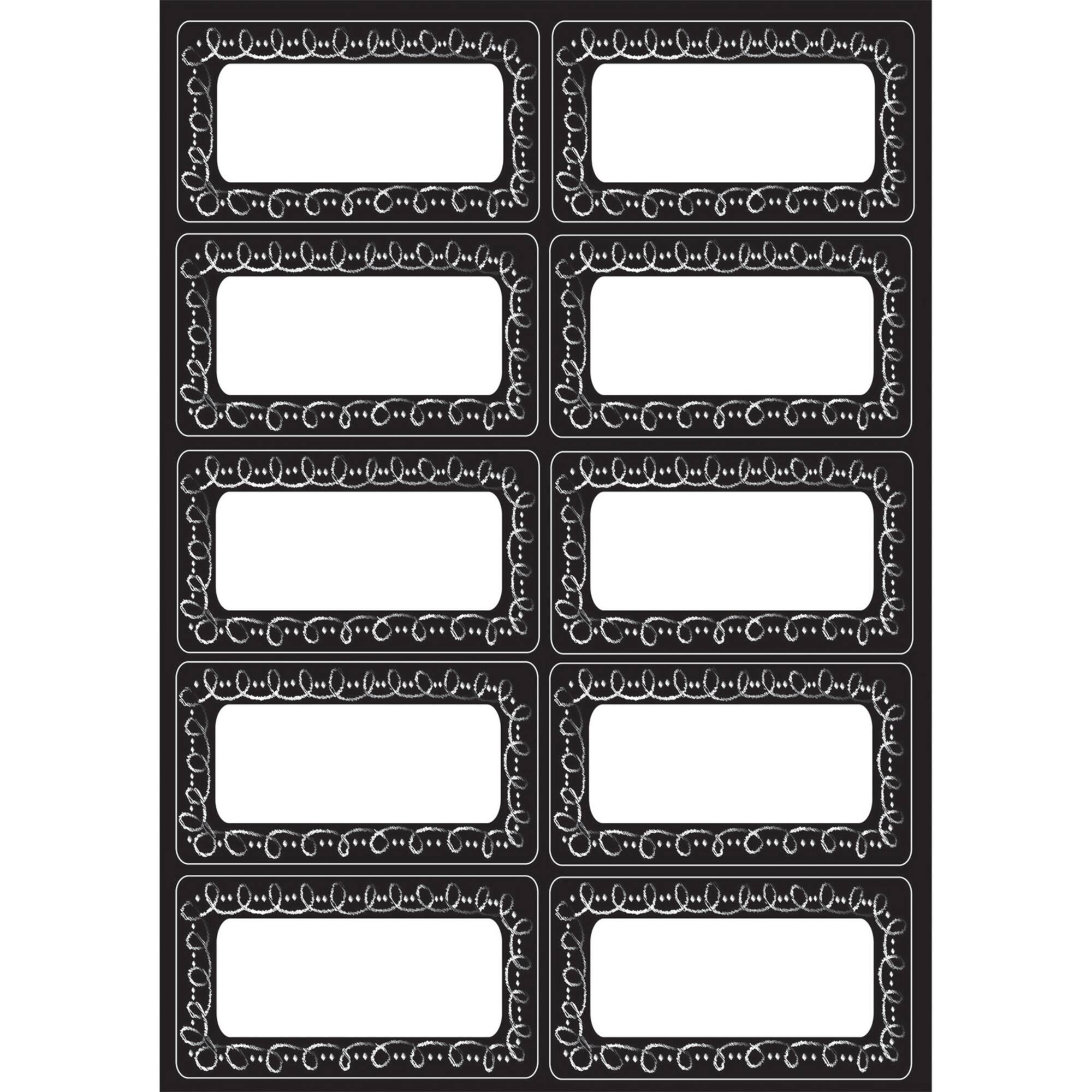 Ashley Productions® Die-Cut Magnetic Chalk Loop Labels 6 Packs of 10